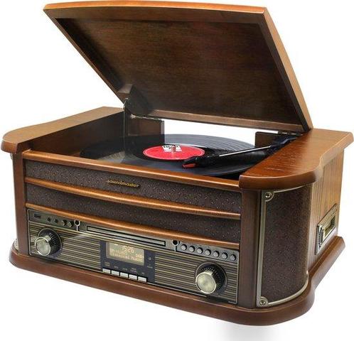 Soundmaster NR565DAB - Nostalgisch stereo muziekcenter met, Audio, Tv en Foto, Mp3-spelers | Overige merken, Verzenden