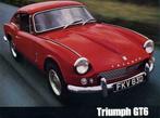 *Gevraagd * Triumph GT6 TR2 TR3 TR4 TR6 spitfire *Gezocht*, Auto's, Triumph, Cabriolet, Handgeschakeld, Nieuw, Benzine