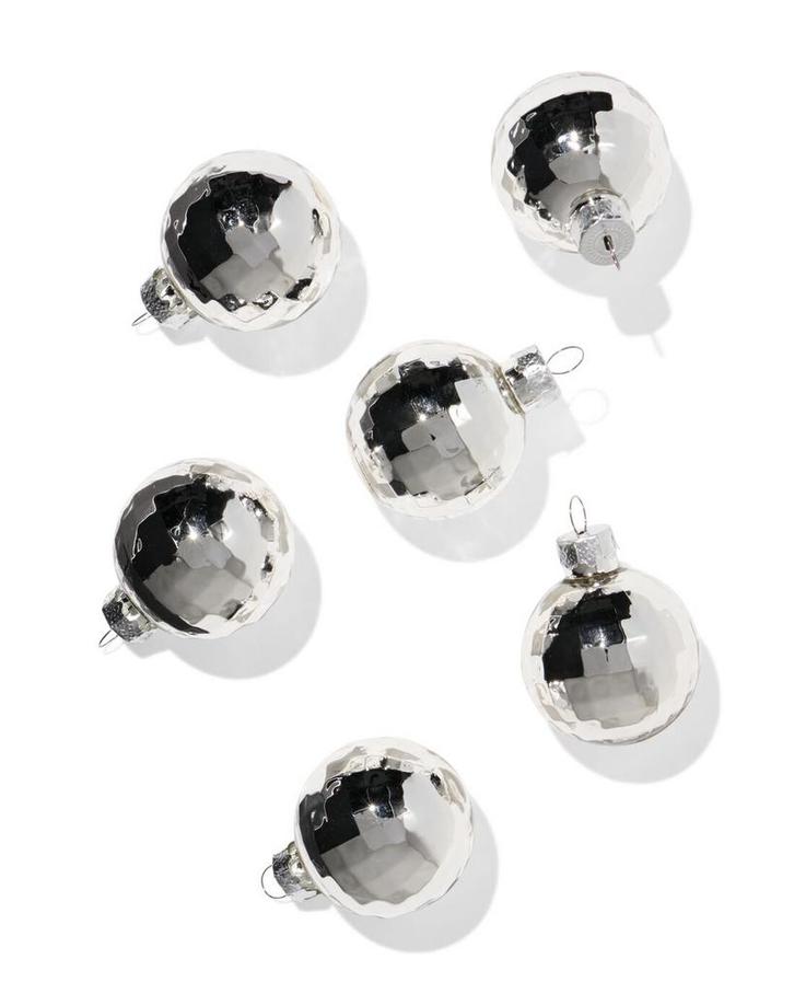 HEMA Kerstballen set disco - 6 stuks, Diversen, Kerst, Nieuw, Verzenden