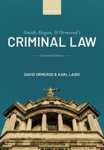 9780198849704 Smith, Hogan, and Ormerods Criminal Law, Verzenden, Zo goed als nieuw, David Ormerod CBE, QC (Hon)