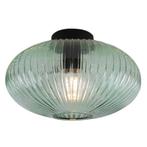 Design plafonnière groen, Charlois, Huis en Inrichting, Lampen | Plafondlampen, Ophalen of Verzenden, Nieuw, Glas, Design