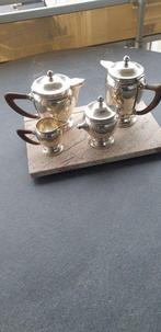 GM - Koffieservies (4) - zilveren metaal, Antiek en Kunst