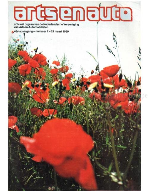 1980 ARTS EN AUTO MAGAZINE 07 NEDERLANDS, Boeken, Auto's | Folders en Tijdschriften