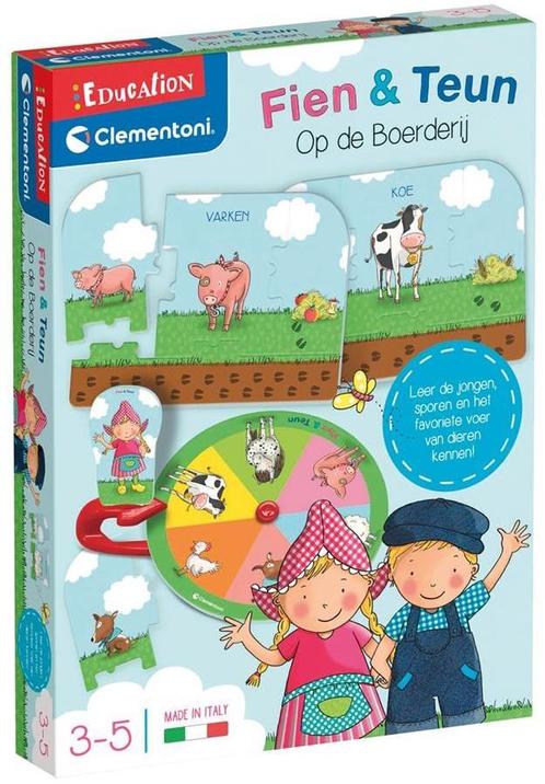 Fien & Teun op de Boerderij | Clementoni - Educatieve, Kinderen en Baby's, Speelgoed | Educatief en Creatief, Nieuw, Verzenden