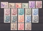 Spanje 1940/1953 - Selectie van de periode, veel exemplaren, Gestempeld