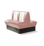 Classic Retro Diner Bank Bel Air HW120 DB Roze, Ophalen, Gebruikt