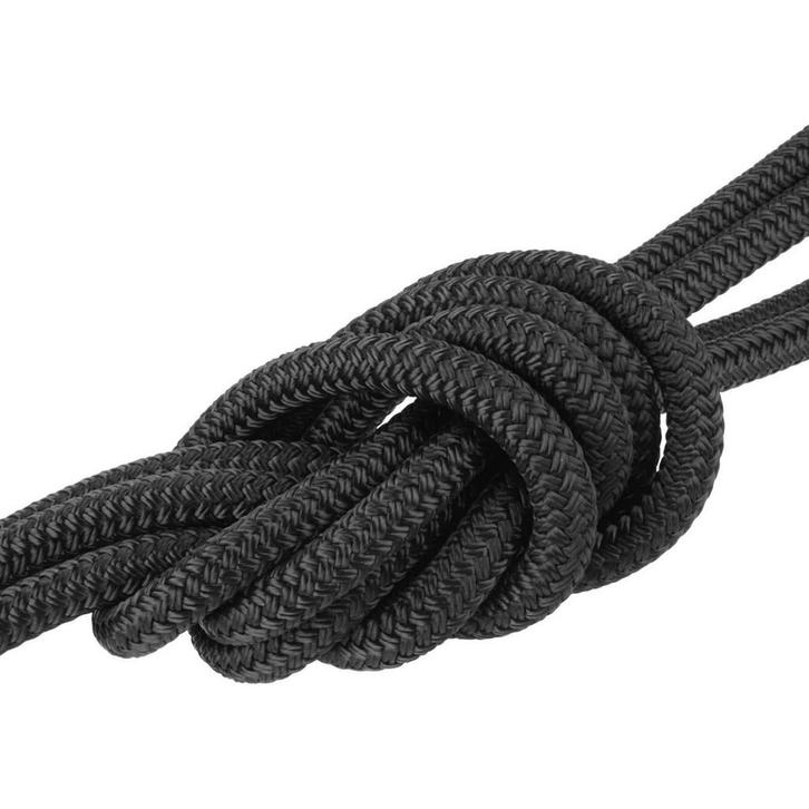 14mm Landvast & Ankerlijn Double Braided Zwart, Watersport en Boten, Accessoires en Onderhoud, Ophalen of Verzenden