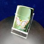 Zippo - Zippo Green Butterfly Ice High Gloss - Zonder, Nieuw