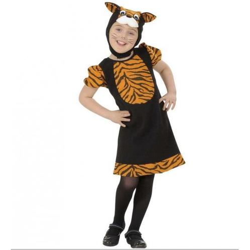 Tijger kostuum voor meisjes - Dierenpakken, Kinderen en Baby's, Carnavalskleding en Verkleedspullen, Ophalen of Verzenden