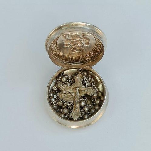 G. Diatto Ivrea (2) - .800 zilver - 1940-1950 - Rozenkrans &, Antiek en Kunst, Antiek | Goud en Zilver