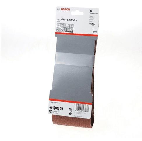 Bosch 3-delige schuurbandset 100 x 610 mm, Doe-het-zelf en Verbouw, Gereedschap | Handgereedschap, Zo goed als nieuw, Ophalen of Verzenden