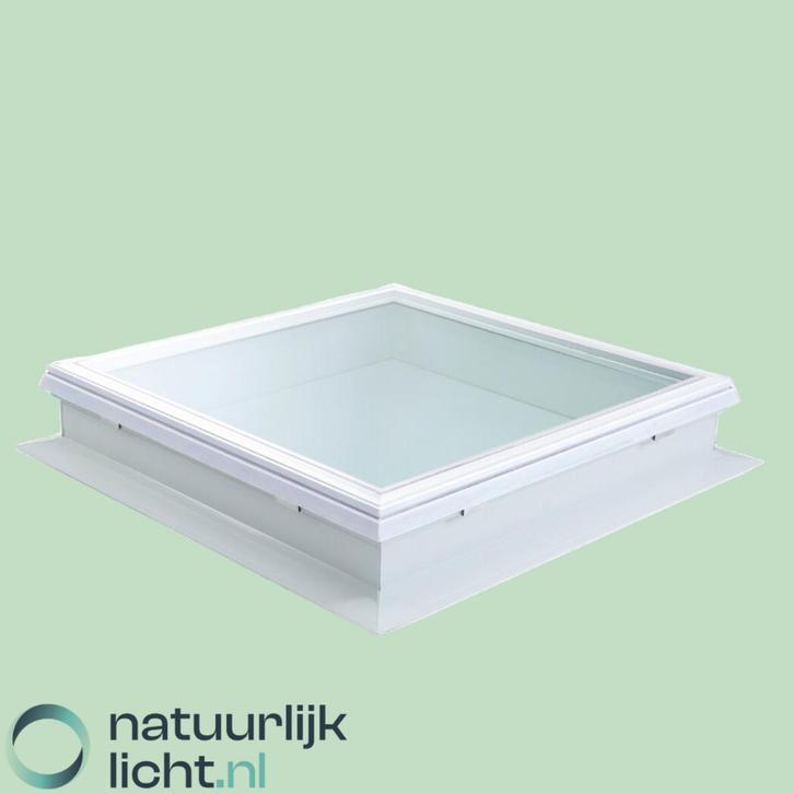Dakkoepel | Platdakraam | Lichtkoepel | 80 x 80 cm, Doe-het-zelf en Verbouw, Glas en Ramen, Nieuw, Ophalen of Verzenden