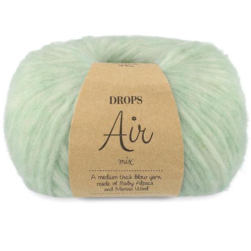 DROPS Air Mix - 42 pistache ijs - Wol Garen, Hobby en Vrije tijd, Breien en Haken, Ophalen of Verzenden