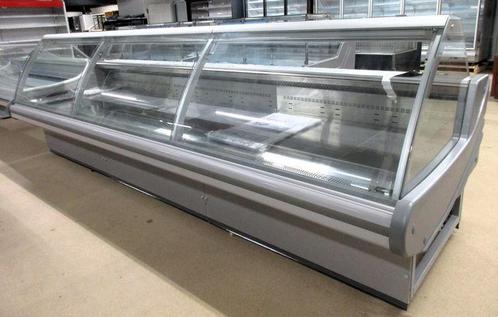 Tuna geforceerde koeltoonbank met gebogen glas zonder motor, Witgoed en Apparatuur, Koelkasten en IJskasten, Gebruikt
