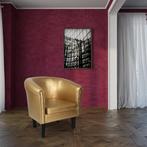 Chesterfield fauteuil - Goud - 67 x 72 x 60 cm, Huis en Inrichting, Stoelen, Verzenden, Nieuw