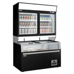 GGM Gastro | Supermarkt wandvriezer - 2 deuren - incl. |, Verzenden, Nieuw in verpakking, Koelen en Vriezen