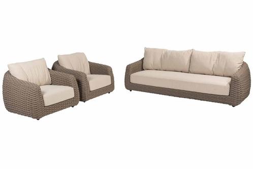 4 Seasons Outdoor Maxime loungeset terre | VOORDEEL, Tuin en Terras, Tuinsets en Loungesets, Ophalen of Verzenden