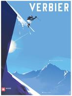 MB - Affiche de tourisme VERBIER  sensations