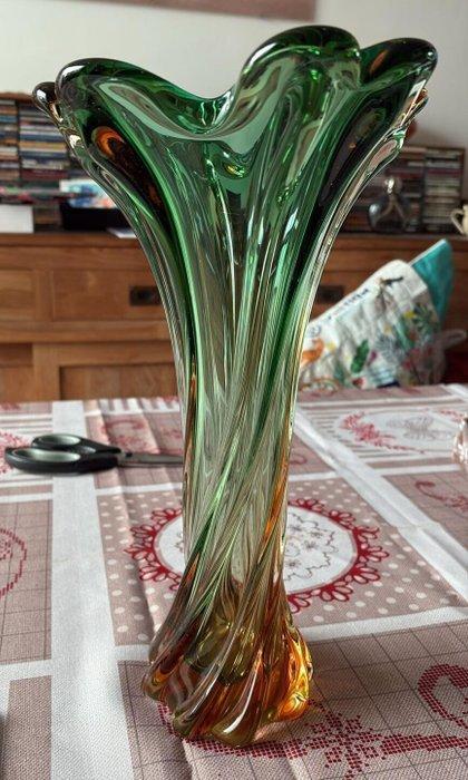 Vaas - Glas - 1960, Antiek en Kunst, Curiosa en Brocante