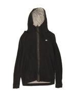 NIKE Mens Zip Hoodie Sweater Small Black Cotton, Verzenden, Nieuw