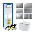 Toiletset UP320 set 23 Turbo Flush Met Softclose Zitting Wit, Doe-het-zelf en Verbouw, Sanitair, Ophalen of Verzenden, Nieuw, Overige typen