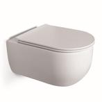 Wandcloset BWS Turbo Rimless 53x34cm Mat Wit (met Softclose, Ophalen of Verzenden, Nieuw, Overige typen