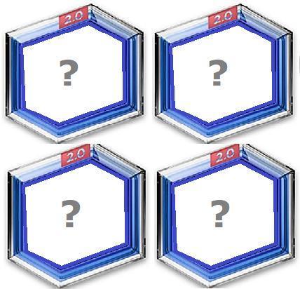 Verrassingset - 4 stuks! - Power Disc Disney Infinity 2.0, Spelcomputers en Games, Spelcomputers | Nintendo Consoles | Accessoires