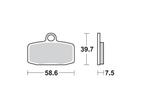 Mino Sintered Voor remblokken KTM SX 85 2012-2020, Motoren, Verzenden, Nieuw