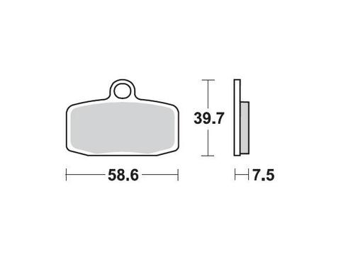 Mino Sintered Voor remblokken KTM SX 85 2012-2020, Motoren, Onderdelen | Overige, Nieuw, Verzenden