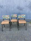 Schoolstoel vintage eetkamerstoel | hand gemaakt |