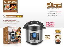 Dsp Kb5027 Elektrische Snelkookpan - 1000w - Rvs, Witgoed en Apparatuur, Keukenmixers, Nieuw, Ophalen of Verzenden