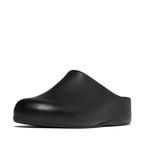 -6% FitFlop  FitFlop Shuv tumbled-leather clogs  maat 38, Verzenden, Nieuw, Zwart