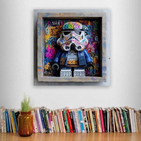Urban3DArt (1971) - Storm Trooper Street Art - LEGO Star, Antiek en Kunst, Kunst | Designobjecten