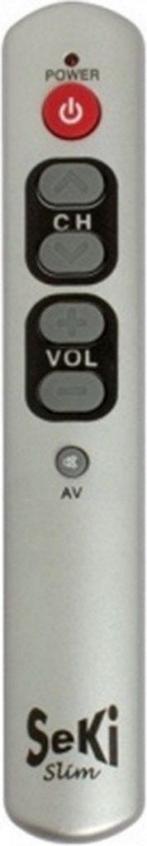 Universele afstandsbediening Seki Slim - Zilver makkelijke, Ophalen of Verzenden, Nieuw, Origineel