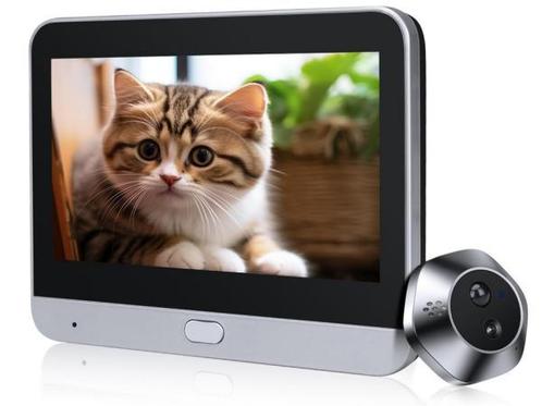 Veiling - ZEXMTE Door Viewer Camera with 4.3 inch Monitor, Audio, Tv en Foto, Videobewaking