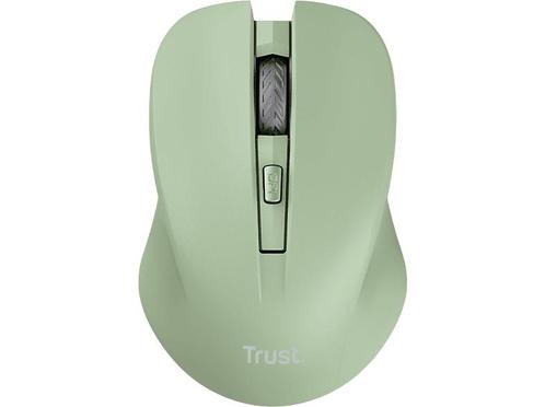 Trust -  Draadloze Stille Mydo Muis Eco  - Groen, Computers en Software, Muizen, Ergonomisch, Draadloos, Nieuw, Verzenden