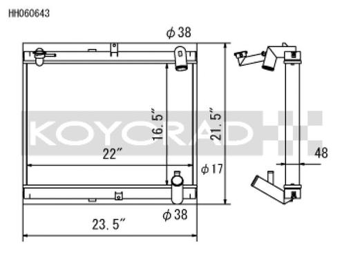 Koyo 89-92 Mazda RX-7 1.3L Late FC Chassis Turbo & Non Turbo, Auto-onderdelen, Motor en Toebehoren, Ophalen of Verzenden