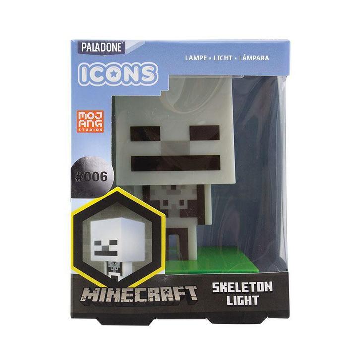 Minecraft Icon Light Minecraft Skeleton (Thema), Kinderen en Baby's, Speelgoed | Actiefiguren, Zo goed als nieuw, Verzenden