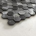 Zelfklevende Mozaïek Tegel - Afimera Mini Hexagon - Gunmetal, Ophalen of Verzenden, Nieuw
