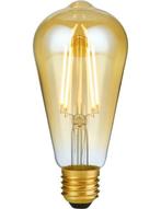 SPL LED Rustieklamp ST64 E27 8W 640lm 2200K Goud Dimbaar, Ophalen of Verzenden, Nieuw