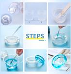 Epoxy giethars a en b 1:1  50+50ml clear resin crystal art, Hobby en Vrije tijd, Knutselen, Ophalen of Verzenden, Nieuw