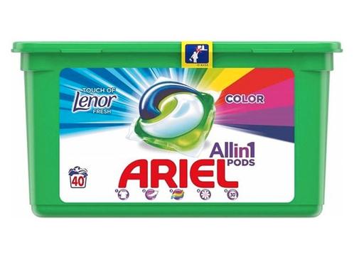 Ariel wasmiddel pods - 40 pods - Touch van Lenor - kleur, Huis en Inrichting, Schoonmaakartikelen, Verzenden