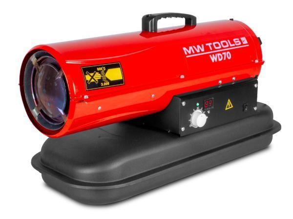 Veiling - MW Tools WD70 Directe Gestookte Heater 20kW, Doe-het-zelf en Verbouw, Verwarming en Radiatoren