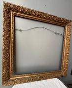 Lijst - Hout - Voor vierkant schilderij, Antiek en Kunst