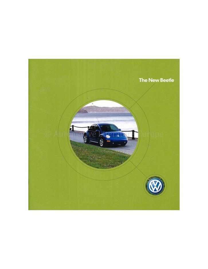 2003 VOLKSWAGEN NEW BEETLE BROCHURE ENGELS, Boeken, Auto's | Folders en Tijdschriften, Volkswagen