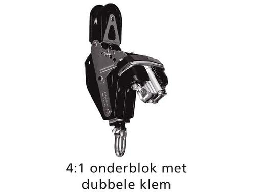 Easy Blok Easymatic-1 3 schijfs dubbele klem, Watersport en Boten, Accessoires en Onderhoud, Ophalen of Verzenden