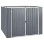 vidaXL Tuinschuur 195x198x159 cm gegalvaniseerd staal grijs, Tuin en Terras, Tuinhuizen, Verzenden, Nieuw