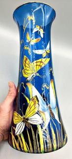 LEGRAS (1839-1916) - Vaas - Zeldzame Grand Vase met een