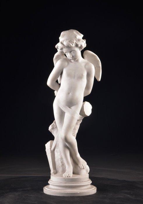 Denise Delavigne (19e/20e eeuw) - Buste, Gebonden Cupido -, Antiek en Kunst, Antiek | Keramiek en Aardewerk