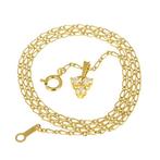 Ketting met hanger - 18 karaat Geel goud Diamant, Sieraden, Tassen en Uiterlijk